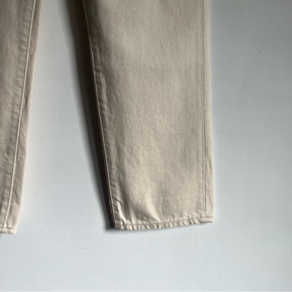 NWT J Crew Slouchy Boyfriend Jean Size 25 in Cream Off-White Denim $148 BD367 - Picture 5 of 12